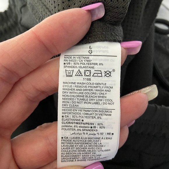 🎀 3 for $45 Old Navy Black Stretchtech Jogger Pant Sz L EUC - Picture 7 of 8